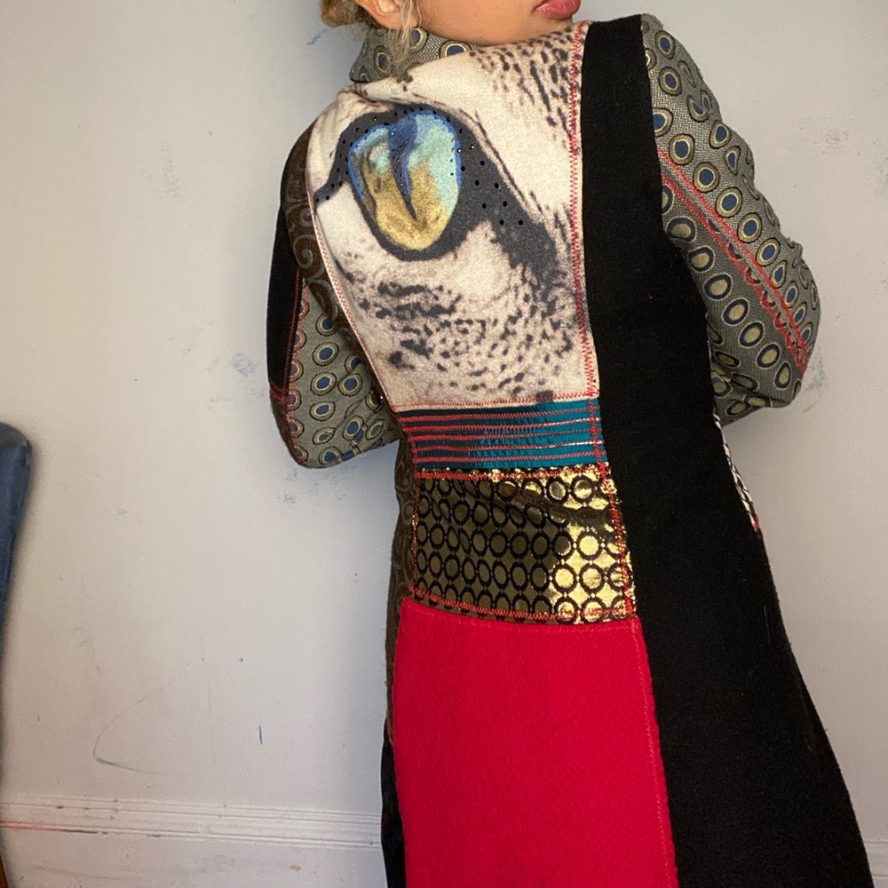 Desigual liberation magic long coat from France✨ - Picture 2 of 8